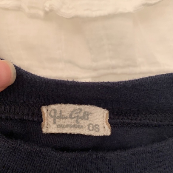 Brandy Melville USA navy blue striped long sleeve - Picture 3 of 3